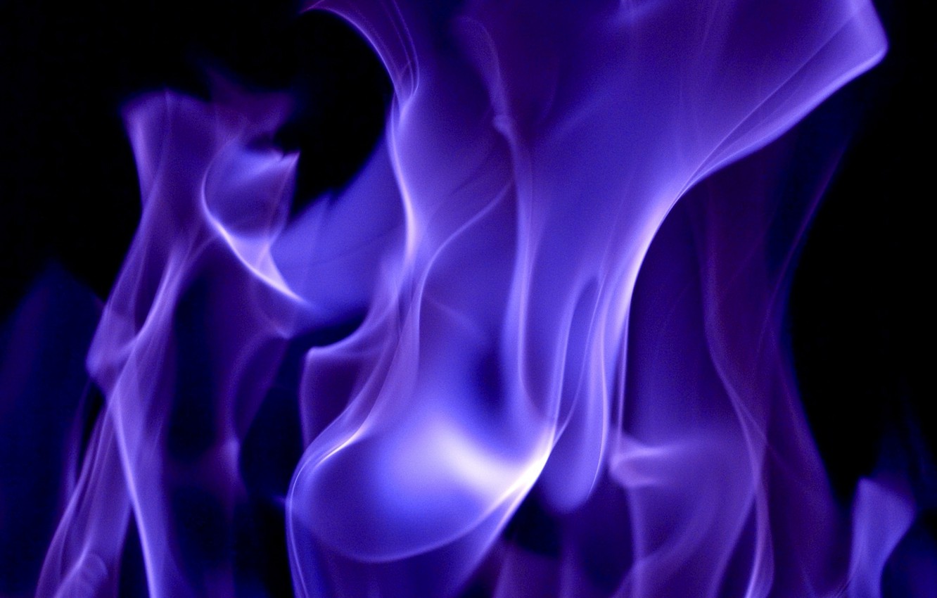 Photo Wallpaper Fire, Flash, Texture, Black Background, - Fire On Purple Background - HD Wallpaper 