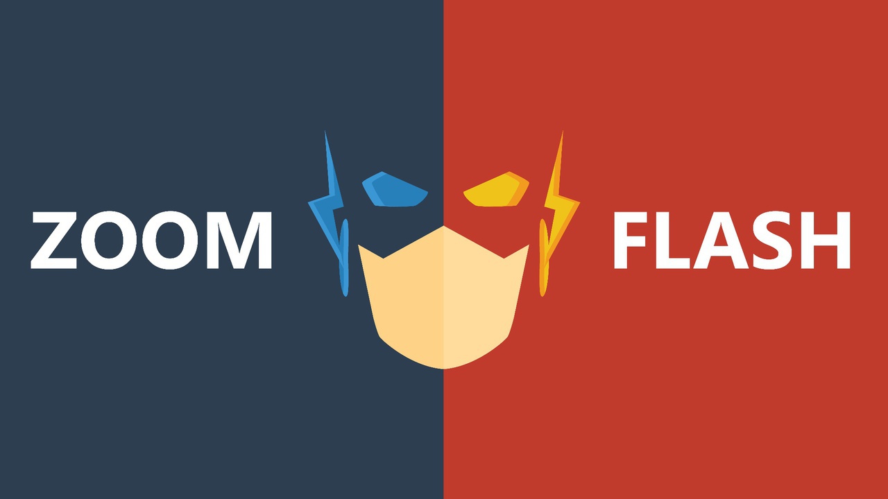 Flash, Zoom, And Dc Comics Image - Flat Design The Flash - HD Wallpaper 