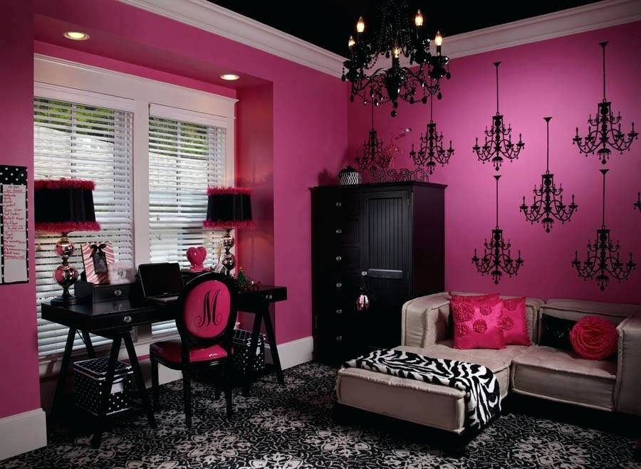 Hot Pink And Black Wallpaper - HD Wallpaper 