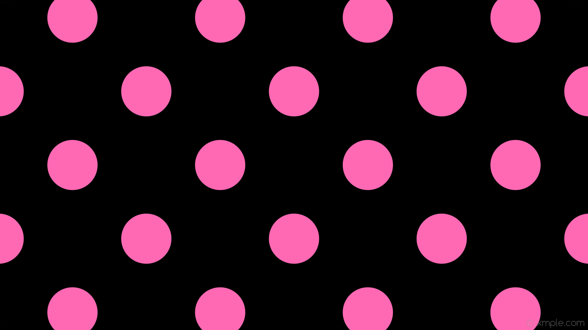 Wallpaper Spots Black Pink Polka Dots Hot Pink - Polka Dot - HD Wallpaper 