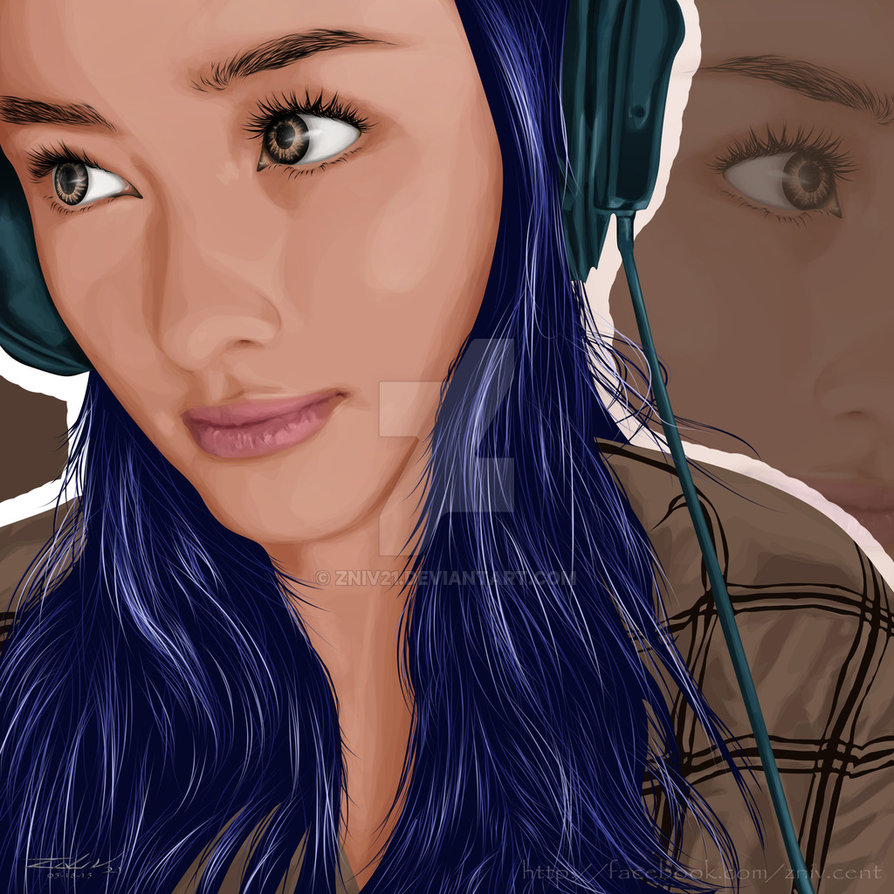 Liza Soberano Von Zniv21 D8tsfy4 - Liza Soberano Blue Hair - HD Wallpaper 