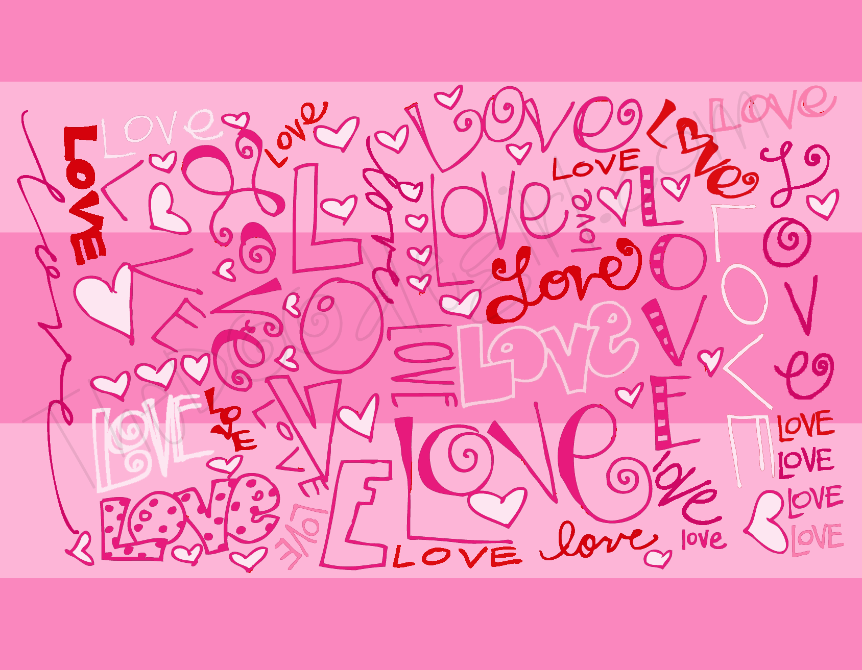 Love Pink Color - HD Wallpaper 