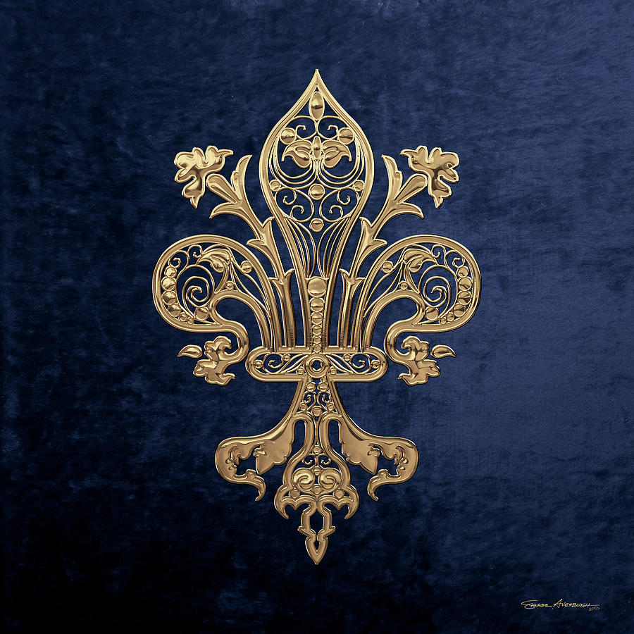 Velvet Fleur De Lis - HD Wallpaper 