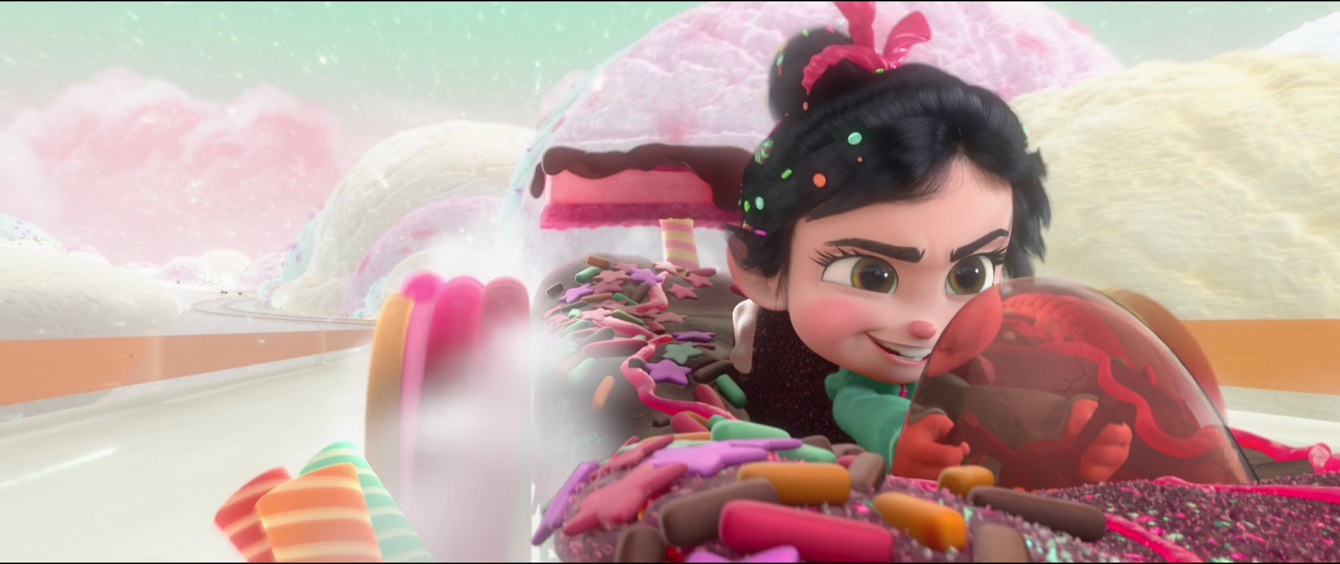 Wreck It Ralph 2 Vanellope Racing - HD Wallpaper 