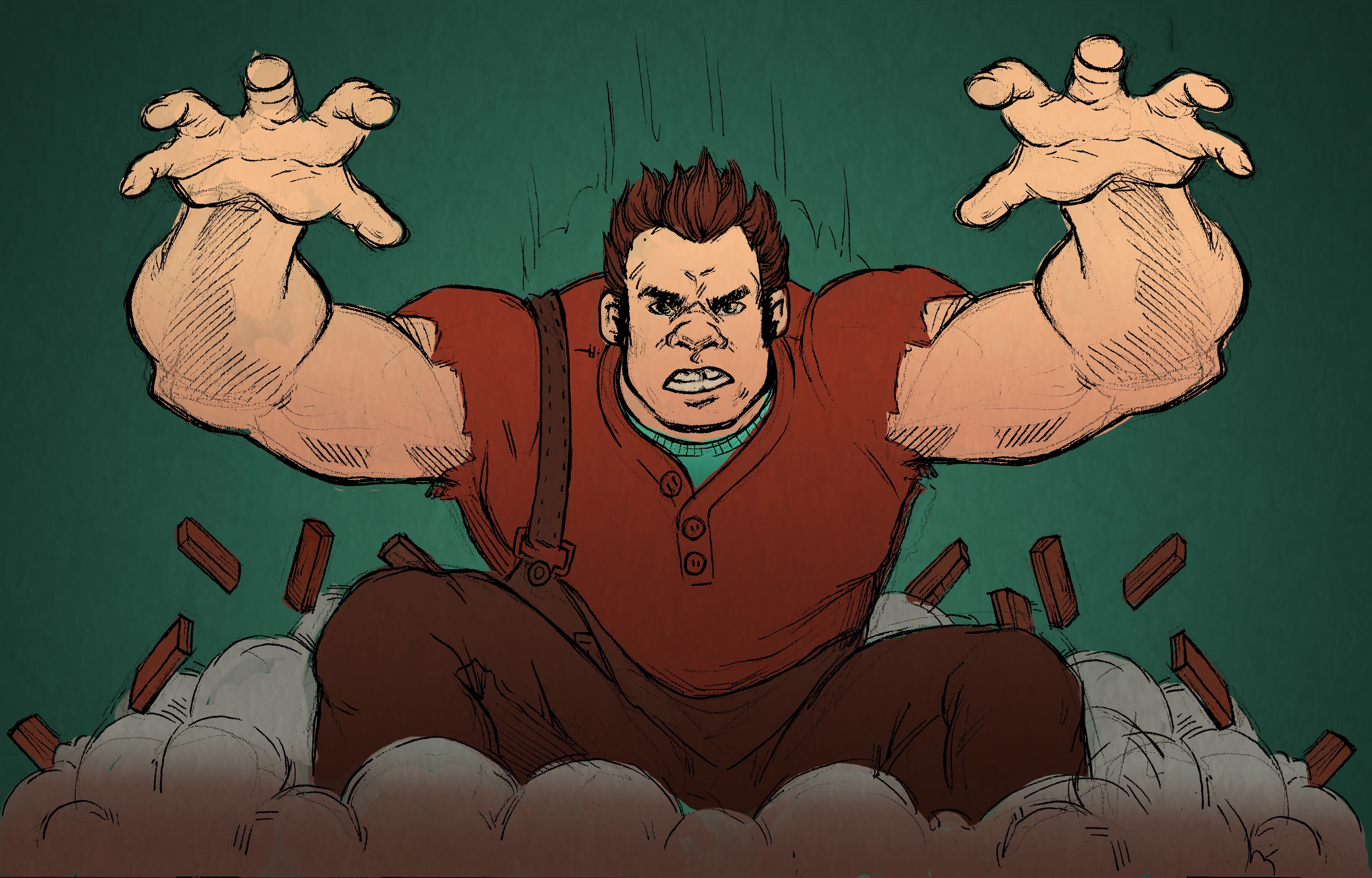 Wreck-it Ralph - HD Wallpaper 