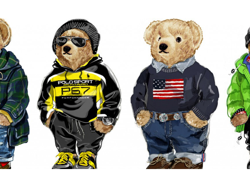 New York Branding Sports Graphic Design - All Ralph Lauren Teddy Bears - HD Wallpaper 