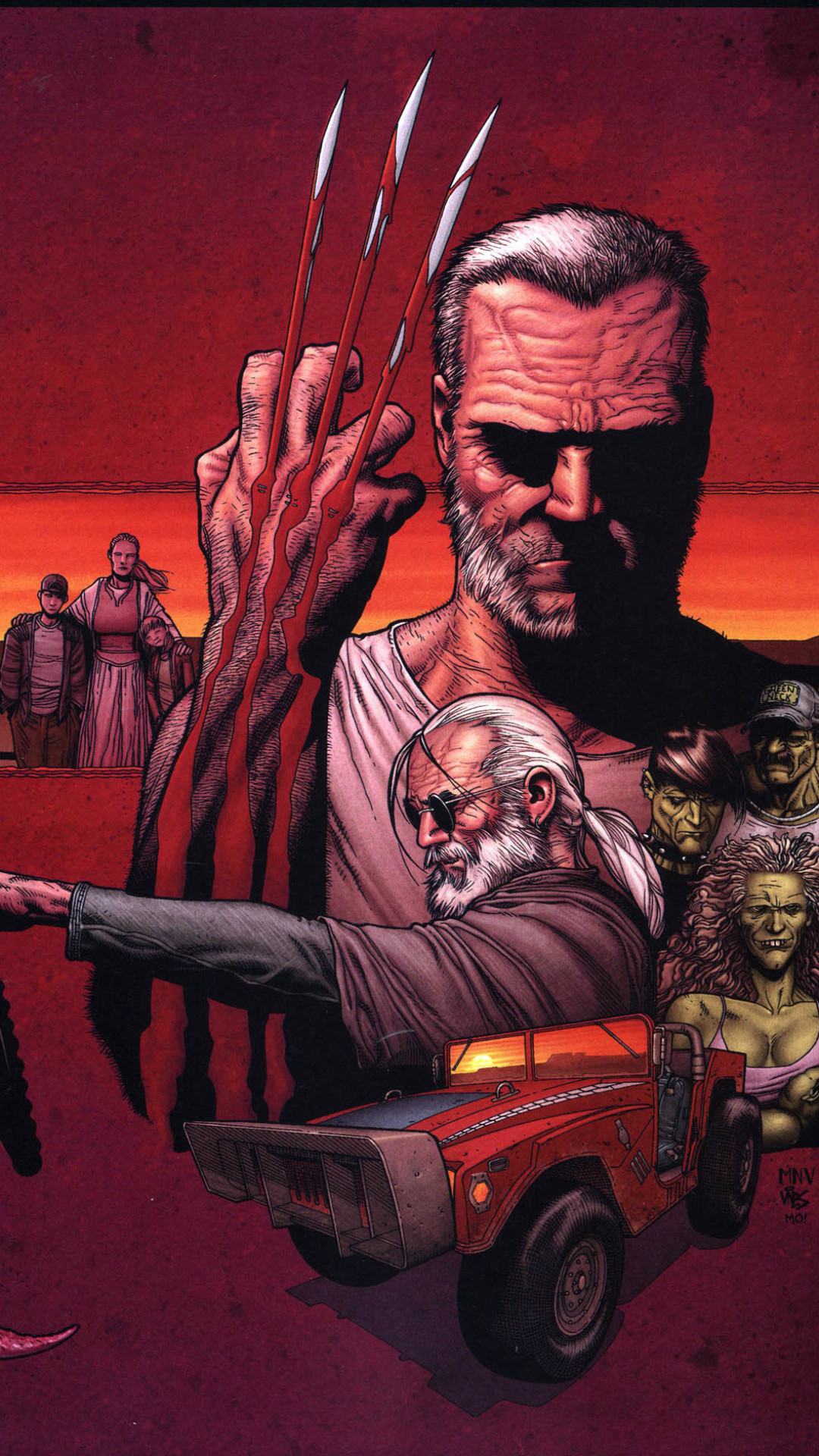 Check Wallpaper Abyss 
 Data-src - Old Man Logan Wallpaper Iphone - HD Wallpaper 