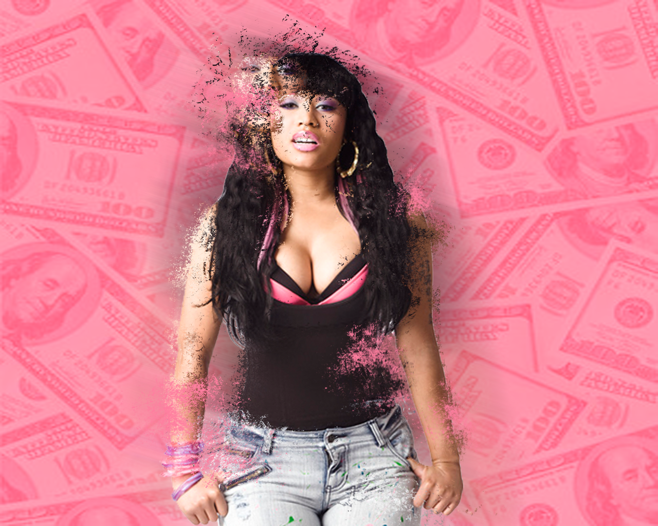 Nicki Minaj Wallpapers, Nicki Minaj High Definition - Nicki Minaj Before And After Bleach - HD Wallpaper 