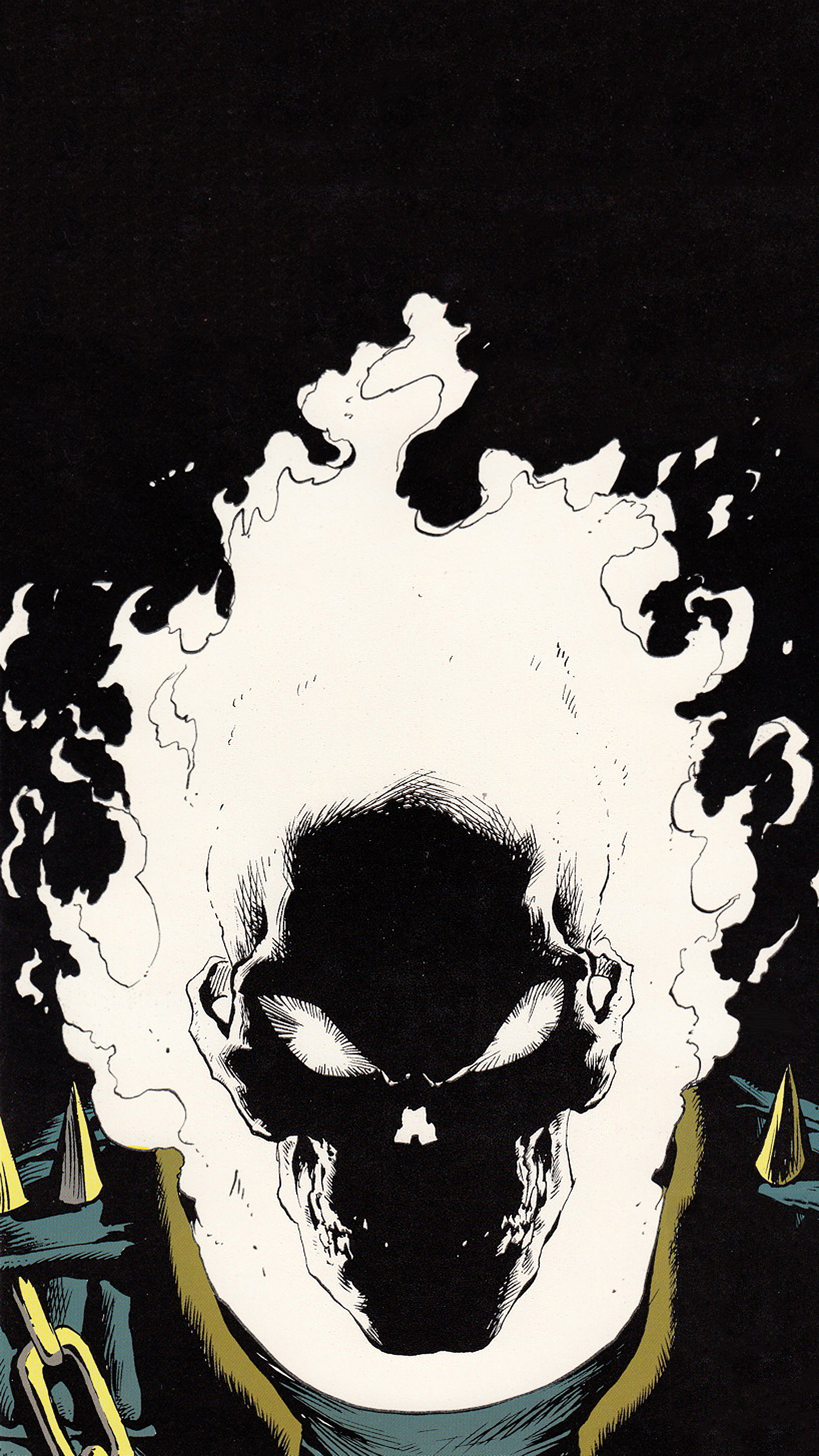 Ghost Rider Glow In The Dark Cover - HD Wallpaper 