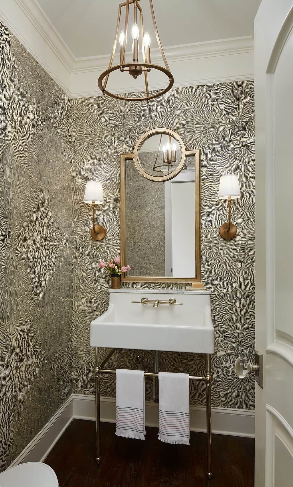 Schumacher Wallpaper Powder Room - HD Wallpaper 