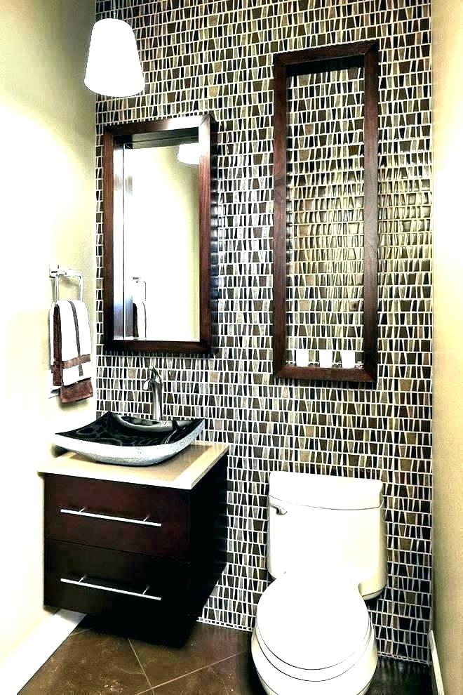 Powder Room Wall Art Vemgclub Powder Room Wall Decor - Half Bathroom Ideas For Small Spaces - HD Wallpaper 