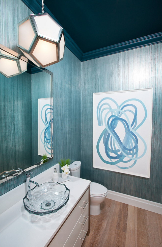 Powder Room Wallpaper Ideas - Wall - HD Wallpaper 