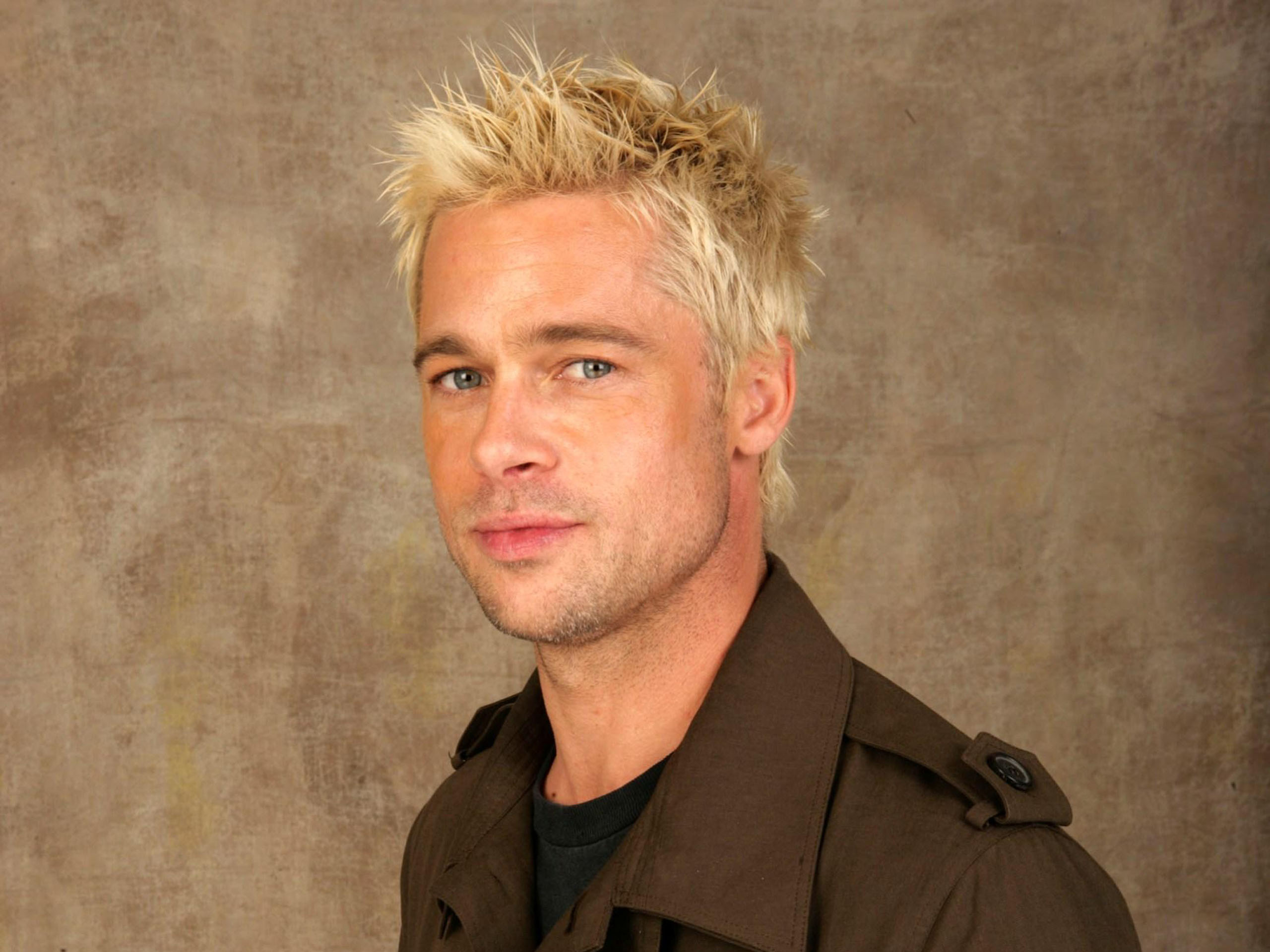 Brad Pitt Messy Hair - HD Wallpaper 