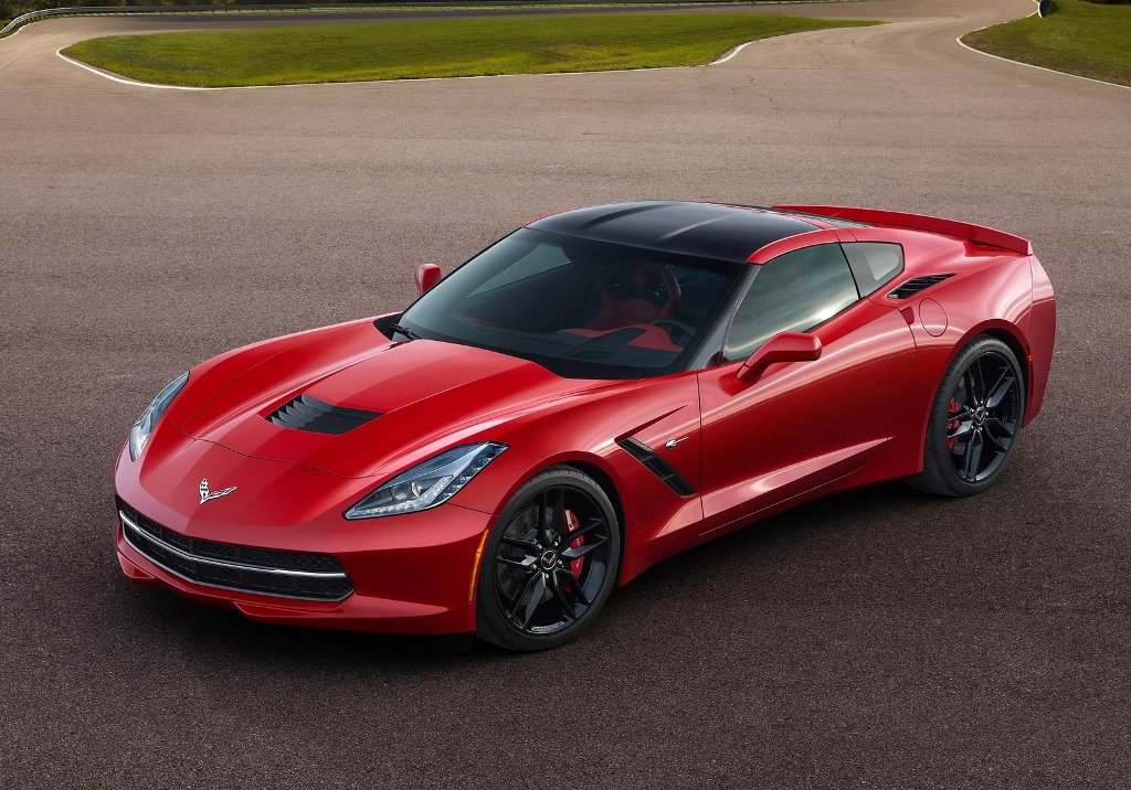 Car Wallpaper Chevrolet Corvette C7 Stingray 2014 Red - 2014 Corvette Grand Sport - HD Wallpaper 