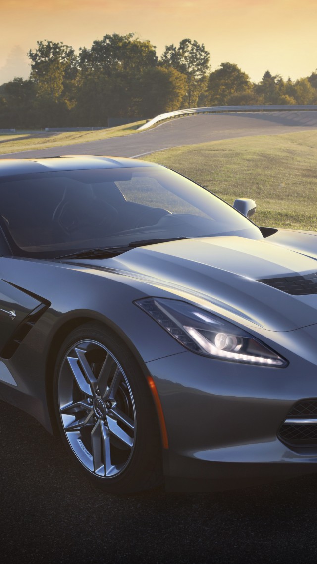 2014 Corvette Stingray Grey - HD Wallpaper 
