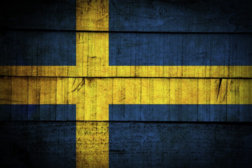Swedish Flag Pic Hwb19088 - HD Wallpaper 
