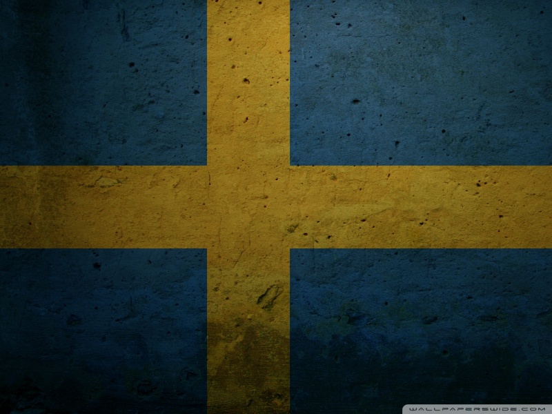 4 3 Wallpaper Sweden Flag - HD Wallpaper 