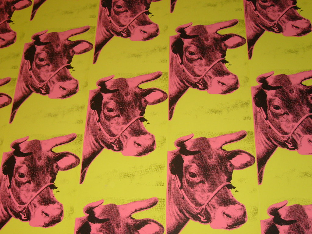 Andy Warhol Wallpaper Cow - HD Wallpaper 