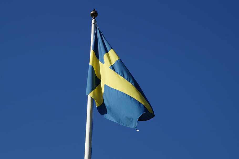 Flag Of Sweden - HD Wallpaper 