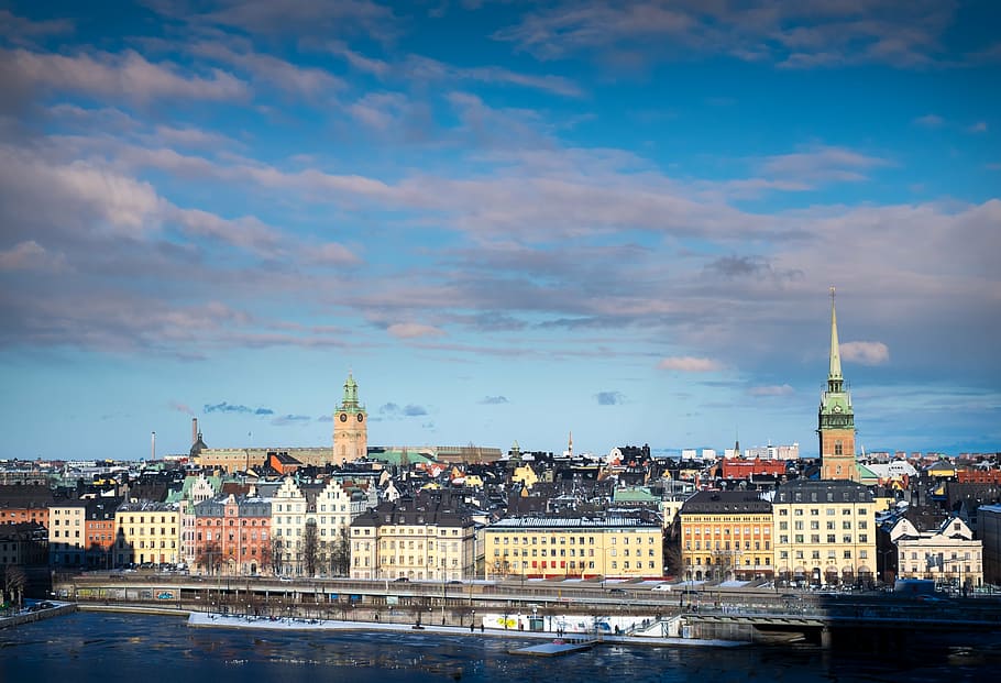 Stockholm, Sweden, North, Scandinavia, Water, Views, - Gamla Stan - HD Wallpaper 