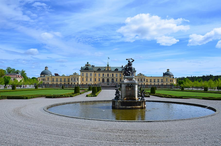 Drotning Holm, Castle, Sweden, Stockholm, Building, - Drottningholm Palace - HD Wallpaper 