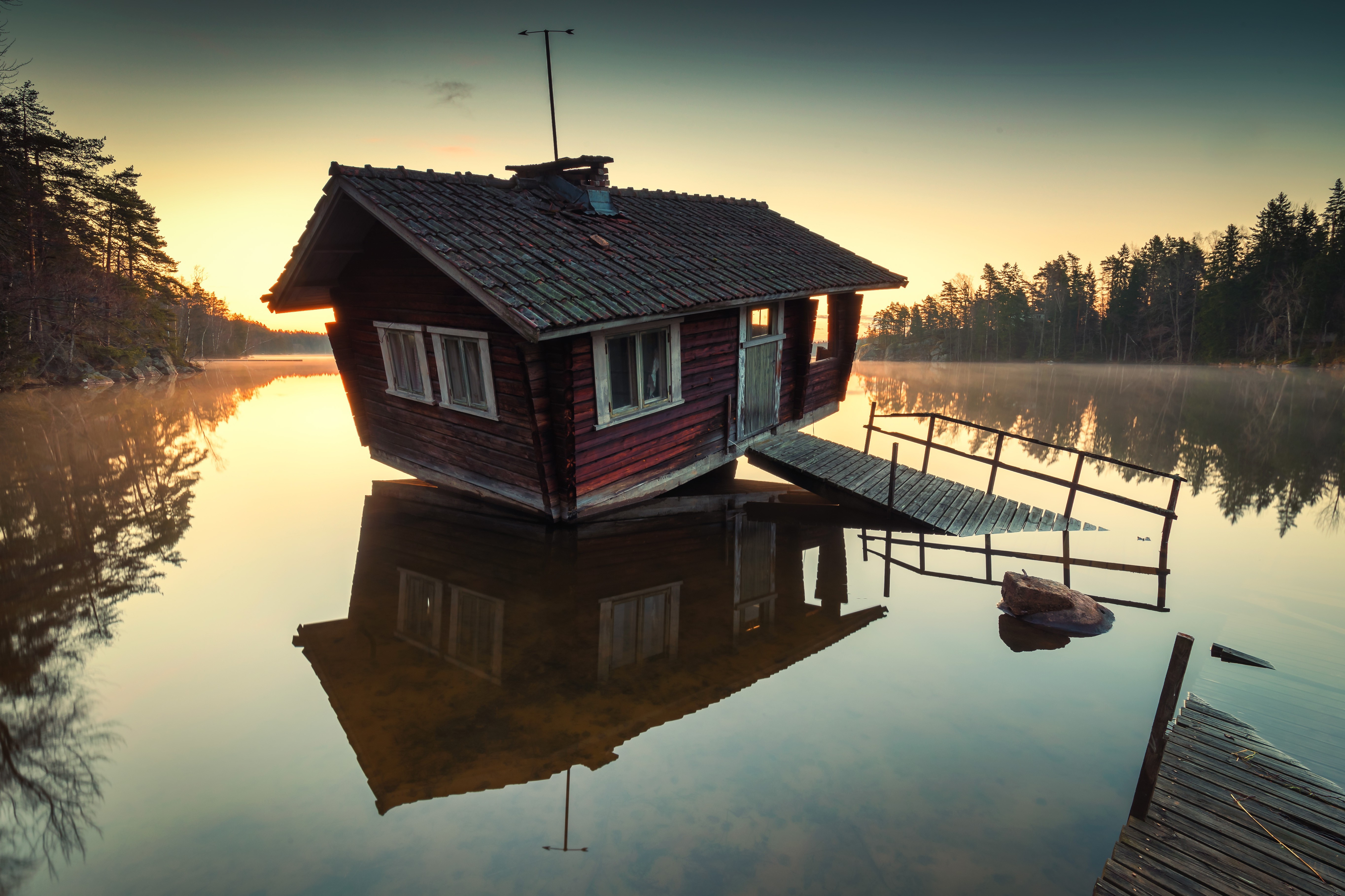 Water House Images Hd - HD Wallpaper 