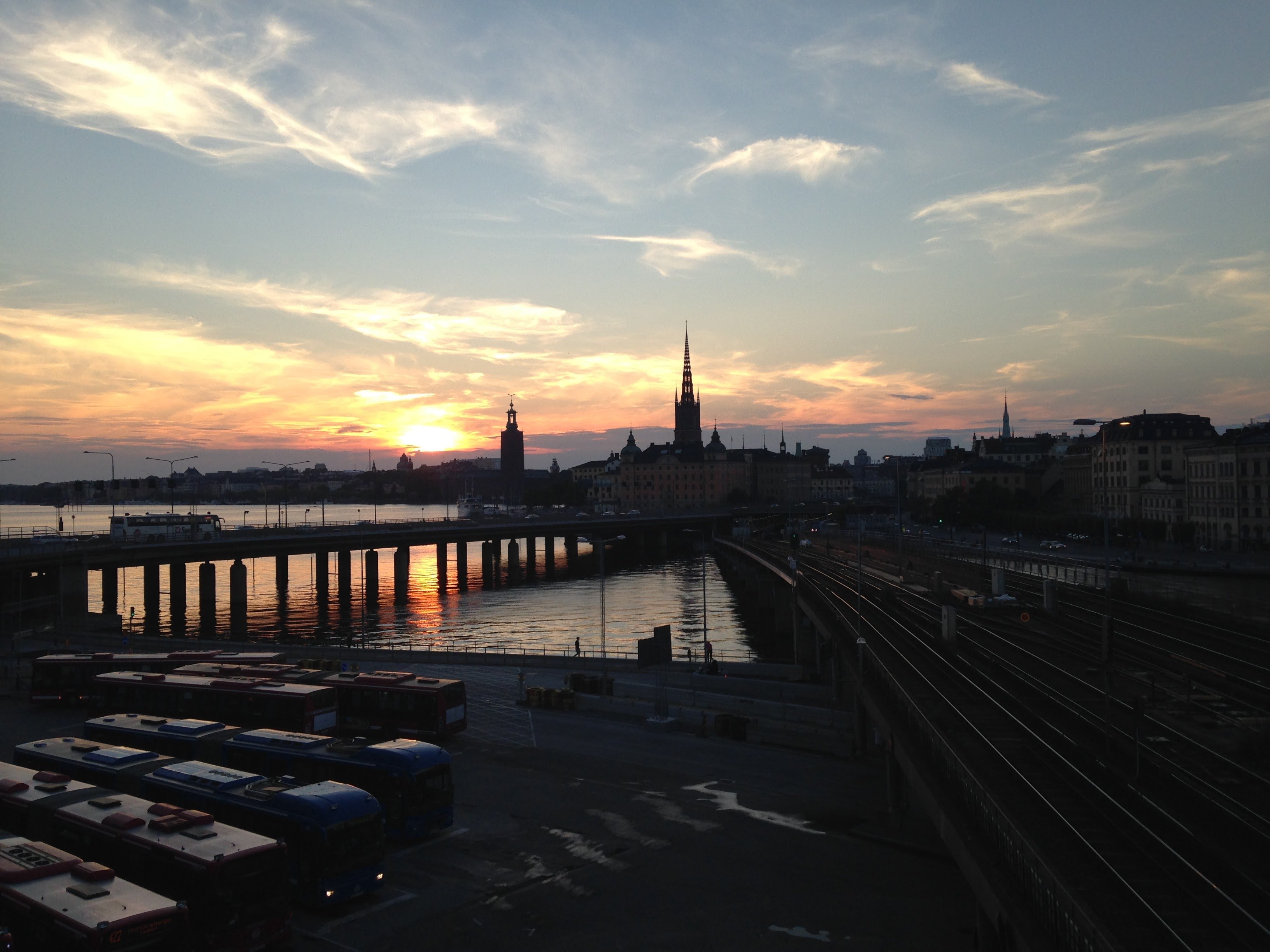 Stockholm A While Back Wallpaper - Sunset - HD Wallpaper 