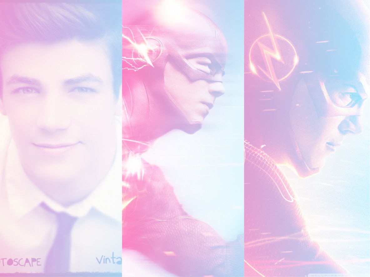 Allen, Barry, And Computer Image - Collage - HD Wallpaper 