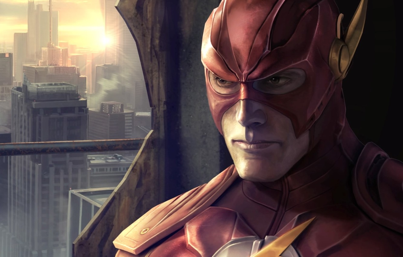 Photo Wallpaper Face, Fiction, Mask, Closeup, Flash, - HD Wallpaper 