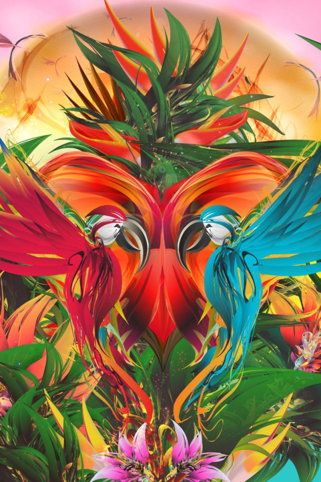 Abstract Jungle - HD Wallpaper 