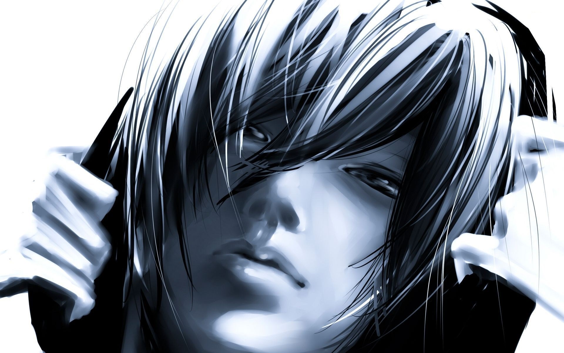 Photo Emo Boy Mobile Wallpaper Wp2008917 - Stylish Cool Boy Cartoon - HD Wallpaper 