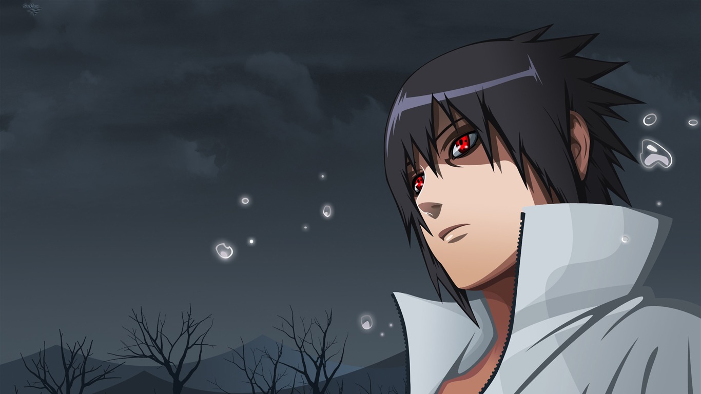 Anime Emo Boy-cartoon Characters Hd Wallpaper2011 - 2560 X 1440 Sasuke - HD Wallpaper 