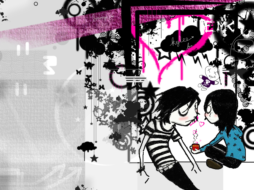 Of Emo Wallpapers - Emo Theme - HD Wallpaper 