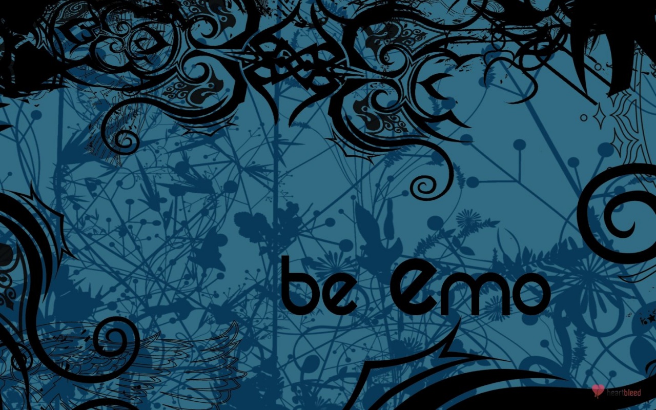Blue Emo Background 1280x800 Wallpaper teahub.io