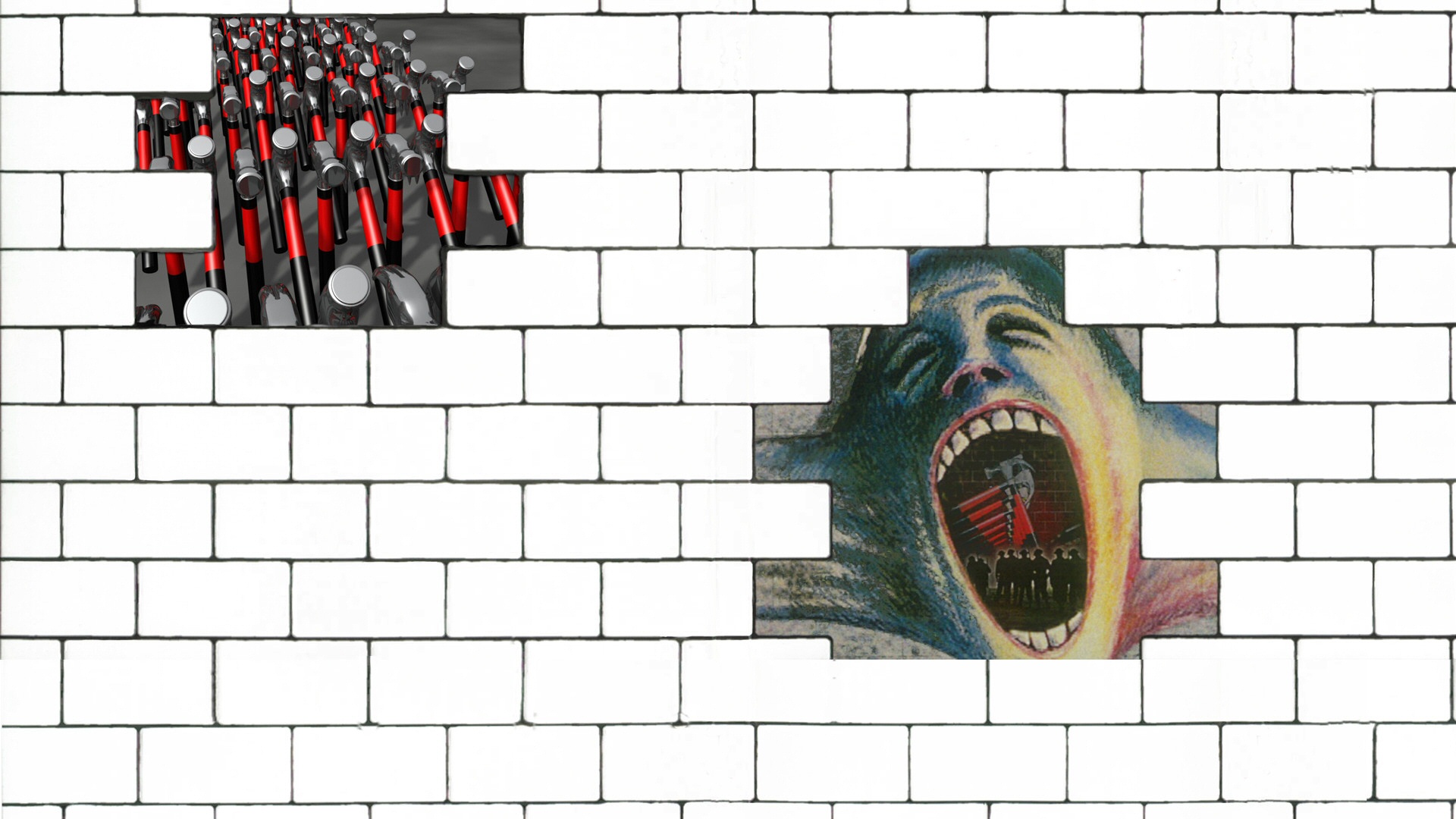 Img1pink3 - Pink Floyd The Wall Desktop Background - HD Wallpaper 