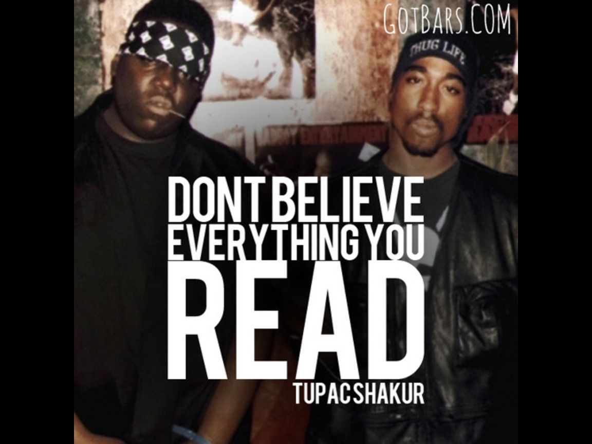 Tupac Biggie Smalls Quotes - HD Wallpaper 