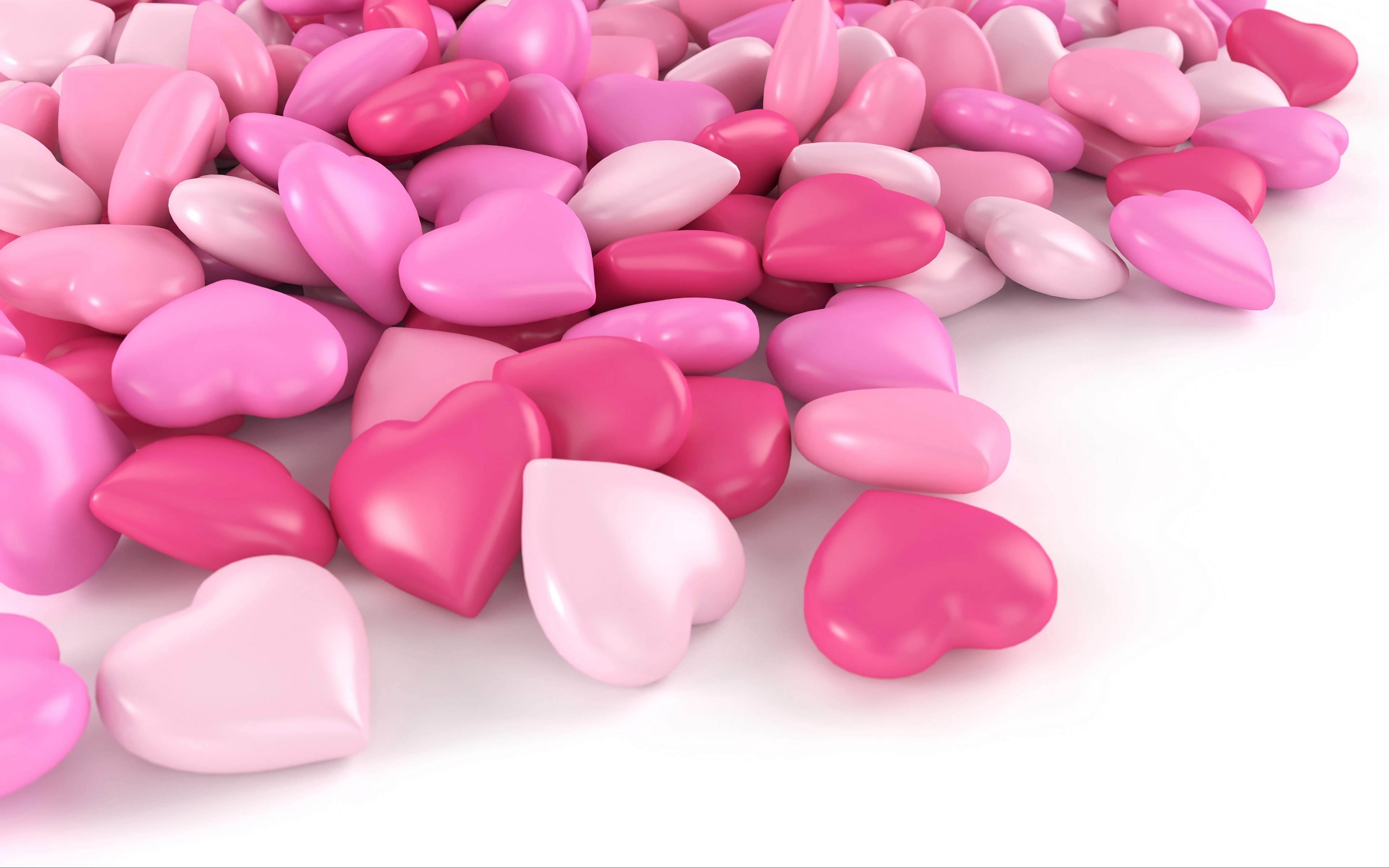 Wallpaper Heart, Shape, Pink - Ultra Hd Pink Wallpaper Hd - HD Wallpaper 