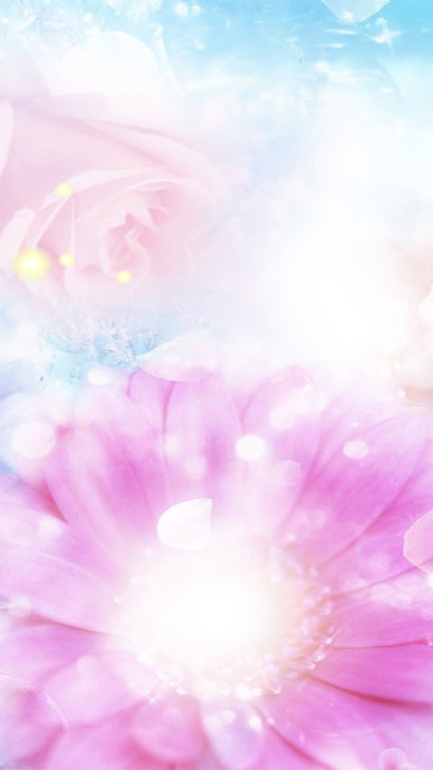 Hd Blur Blue Background Pink - HD Wallpaper 