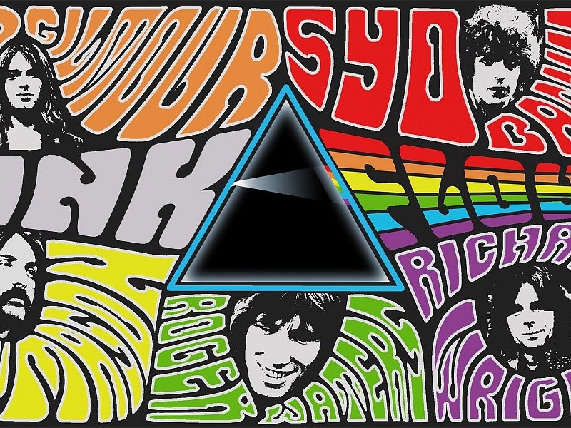 Pink Floyd Dark Side Collage Ii Wallpaper - Psychedelic Rock Pink Floyd - HD Wallpaper 