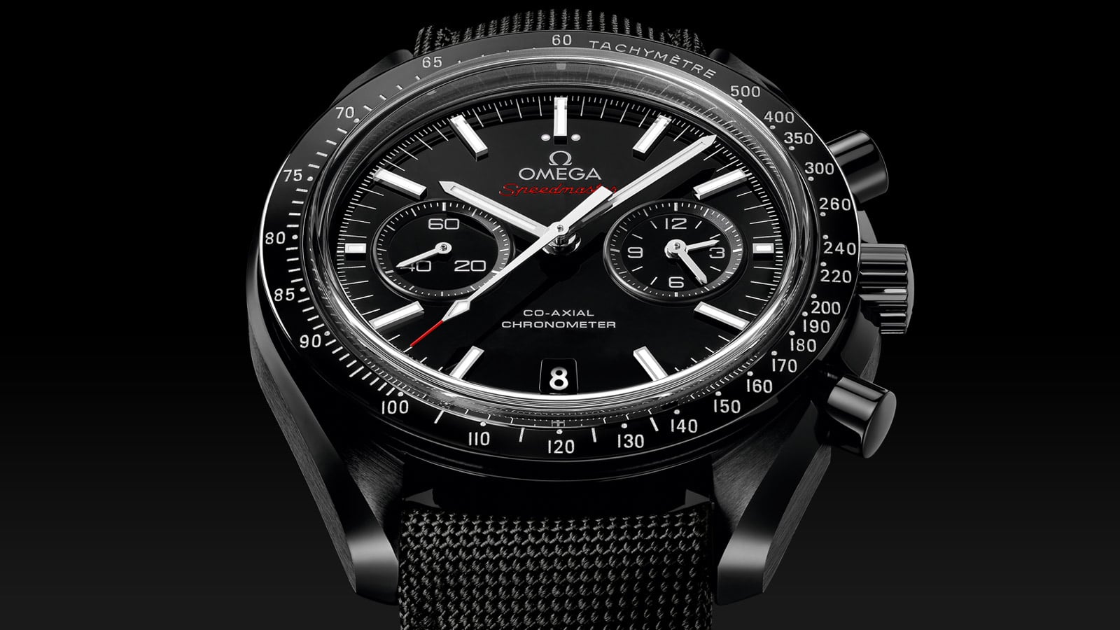 Close View Of The Case Of The Dark Side Of The Moon - Omega Speedmaster Dark Side Of The Moon - 1600x900 Wallpaper Close View Of The Case Of The Dark Side Of The Moon - Omega Speedmaster Dark Side Of The Moon - 1600x900 Wallpaper
