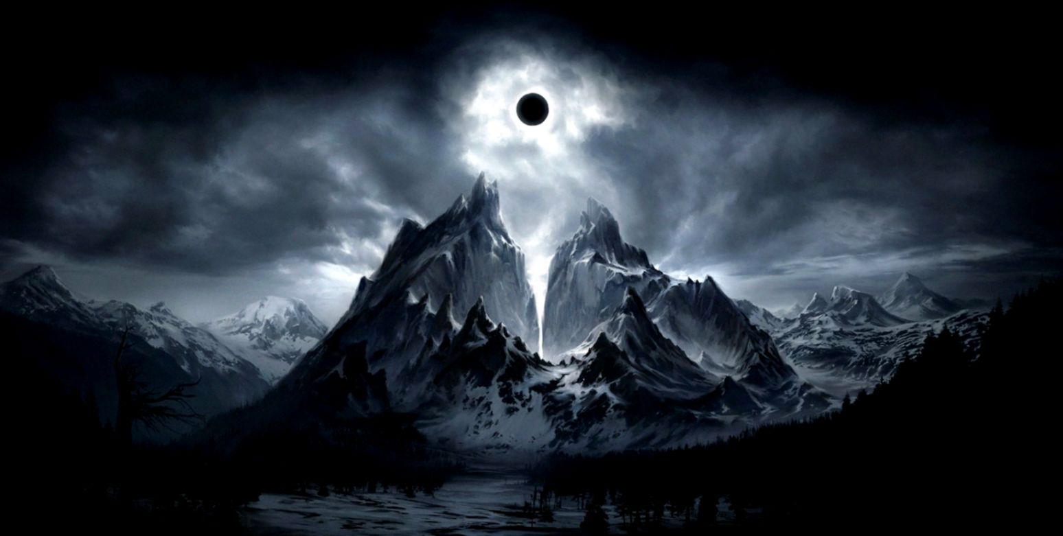 Dark Fantasy Landscape - HD Wallpaper 
