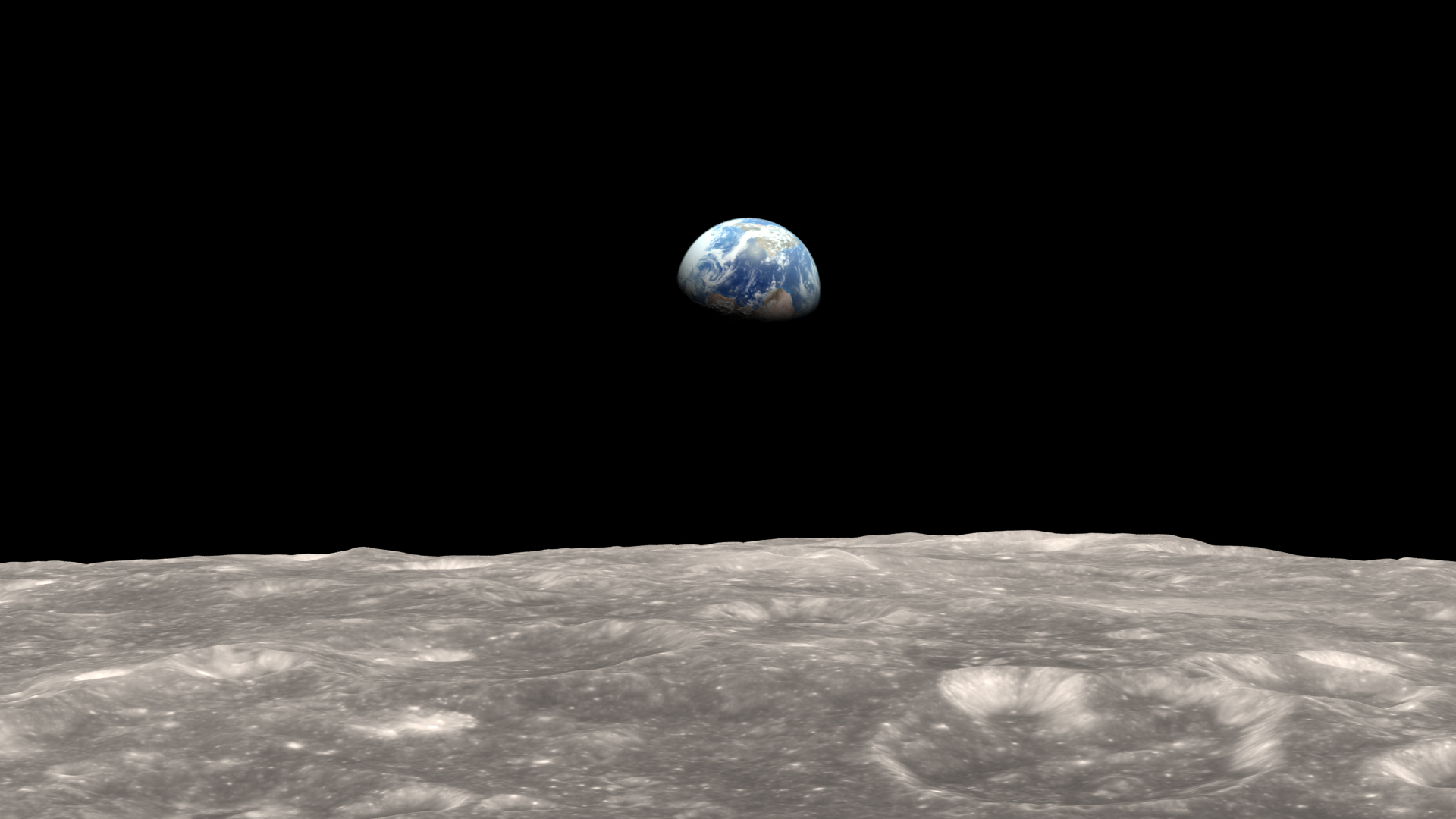 Dark Side Of The Moon Wallpaper 14956 Hd Wallpapers - Earth Rise On The Moon - HD Wallpaper 