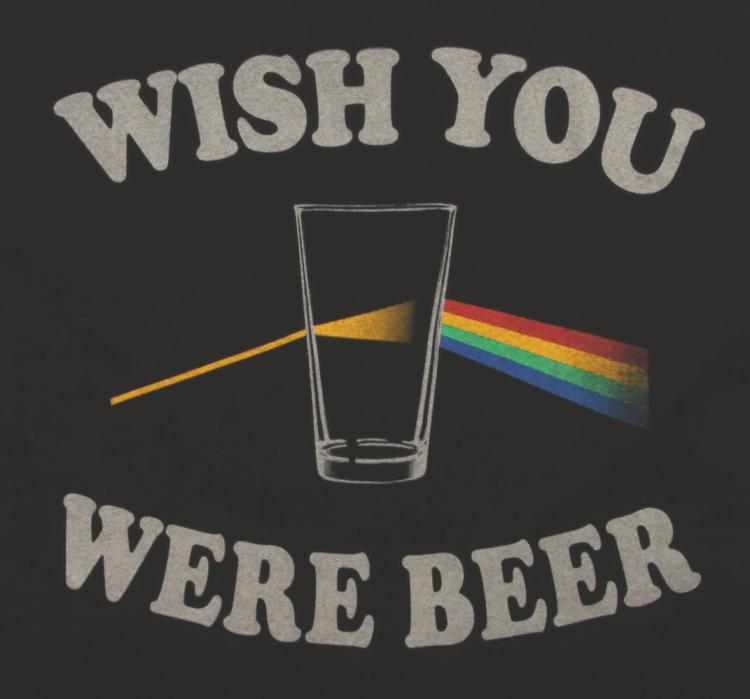 Wish You Were Beer T-shirt - Pink Floyd - HD Wallpaper 