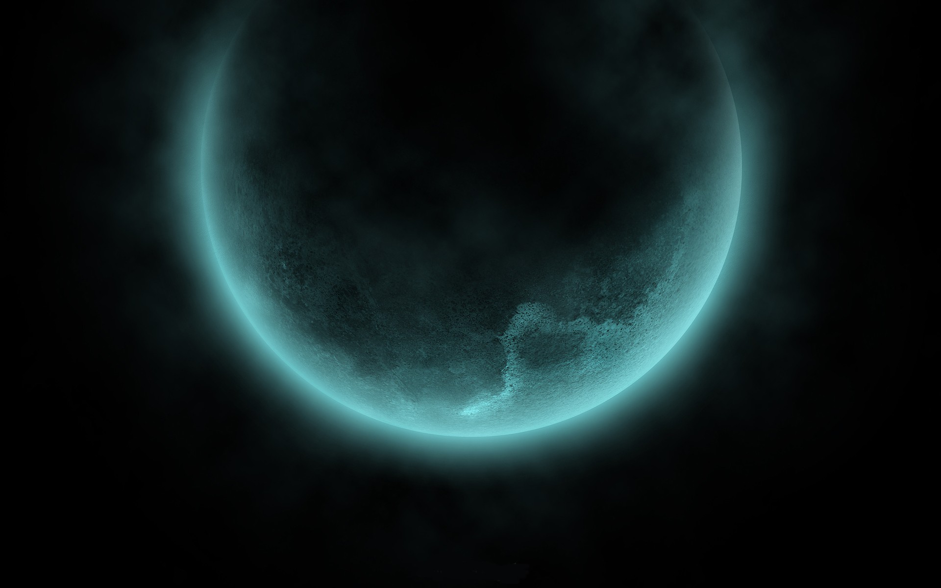 Wallpaper - Turquoise Side Of The Moon - HD Wallpaper 
