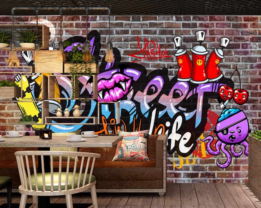 Free Shipping Europe And The United States Trend Graffiti - Hip Hop Dance Graffiti - HD Wallpaper 