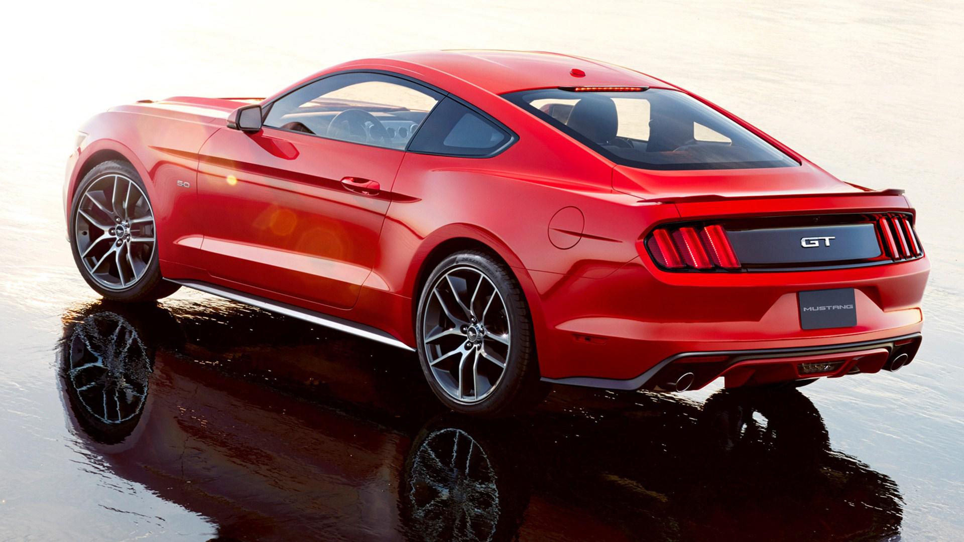 Hd 2015 Ford Mustang Gt Red Hd Wallpaper - HD Wallpaper 