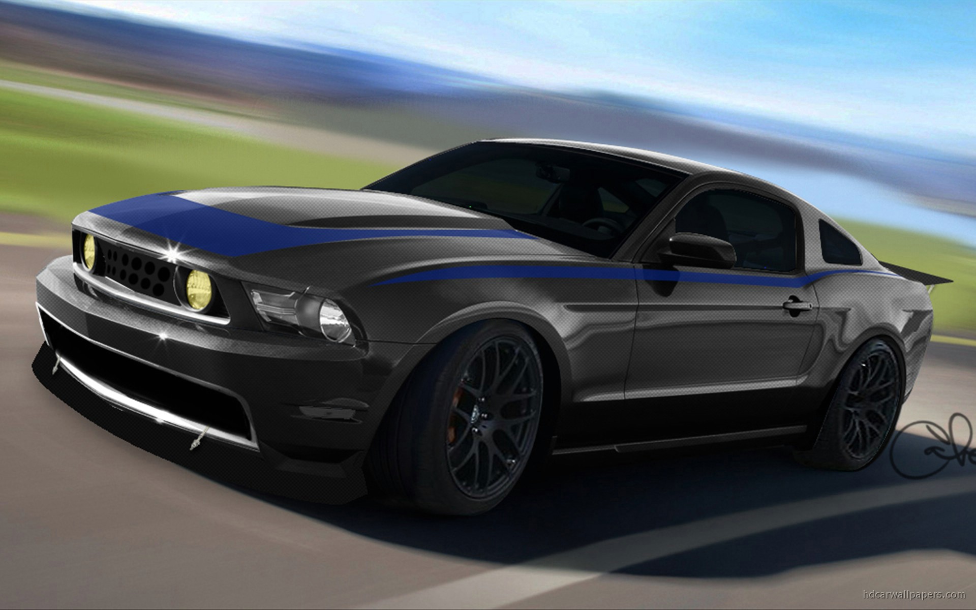 Mustang 2010 Wallpaper Hd - HD Wallpaper 