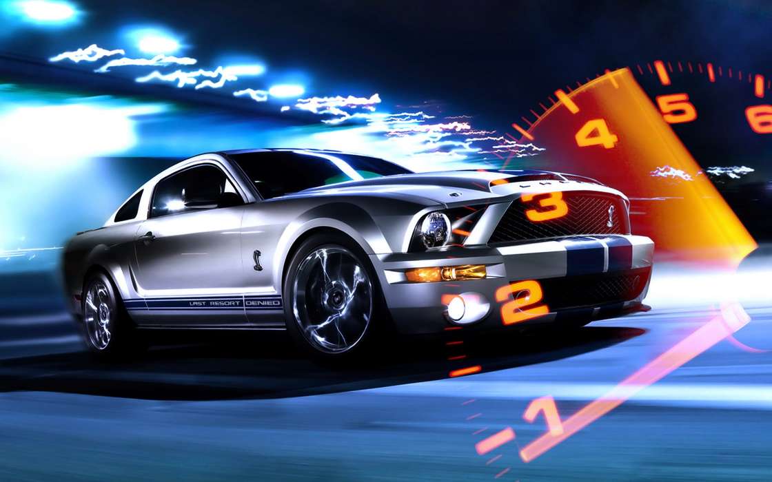 Download Mobile Wallpaper Transport, Auto, Ford, Mustang - Shelby Gt500 - HD Wallpaper 