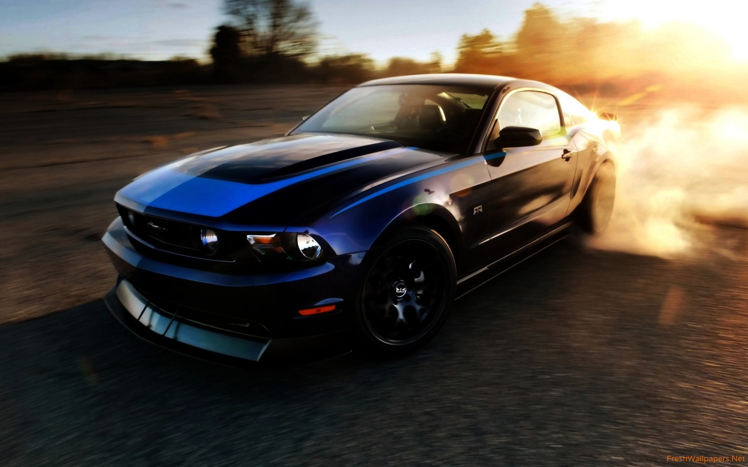 Mustang Car Wallpaper Desktop - HD Wallpaper 