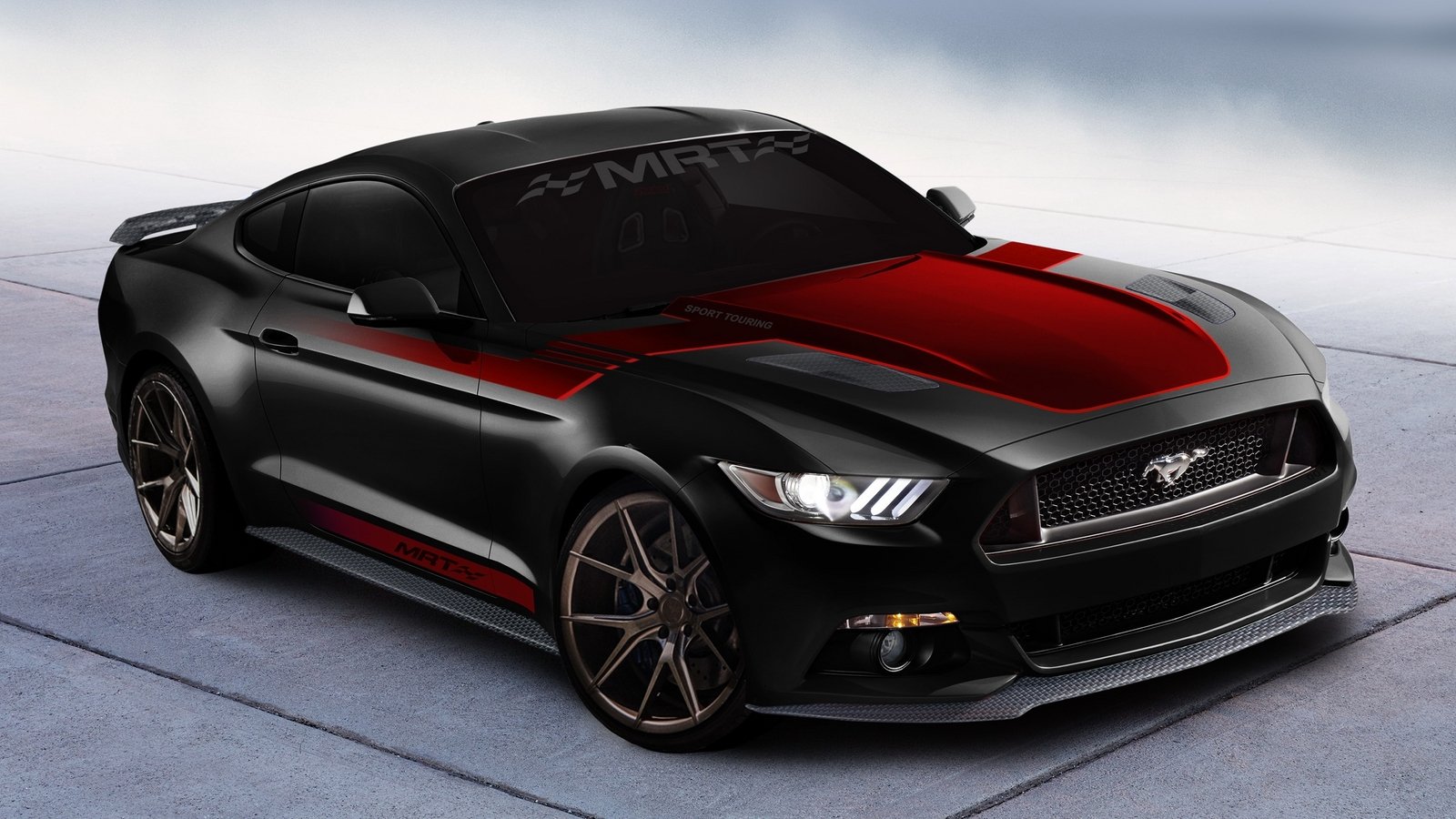 Ford Mustang 2017 Sport - HD Wallpaper 